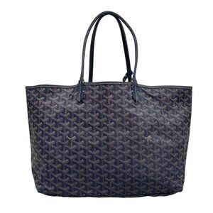Goyard Tote Saint Louis PM Navy Leather